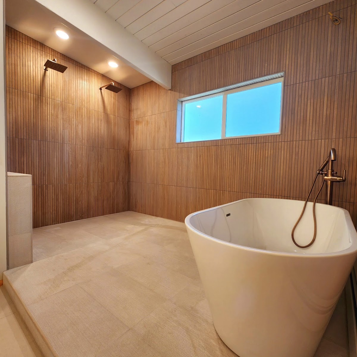 Spa bathroom finished by Beckett Custom Finishes